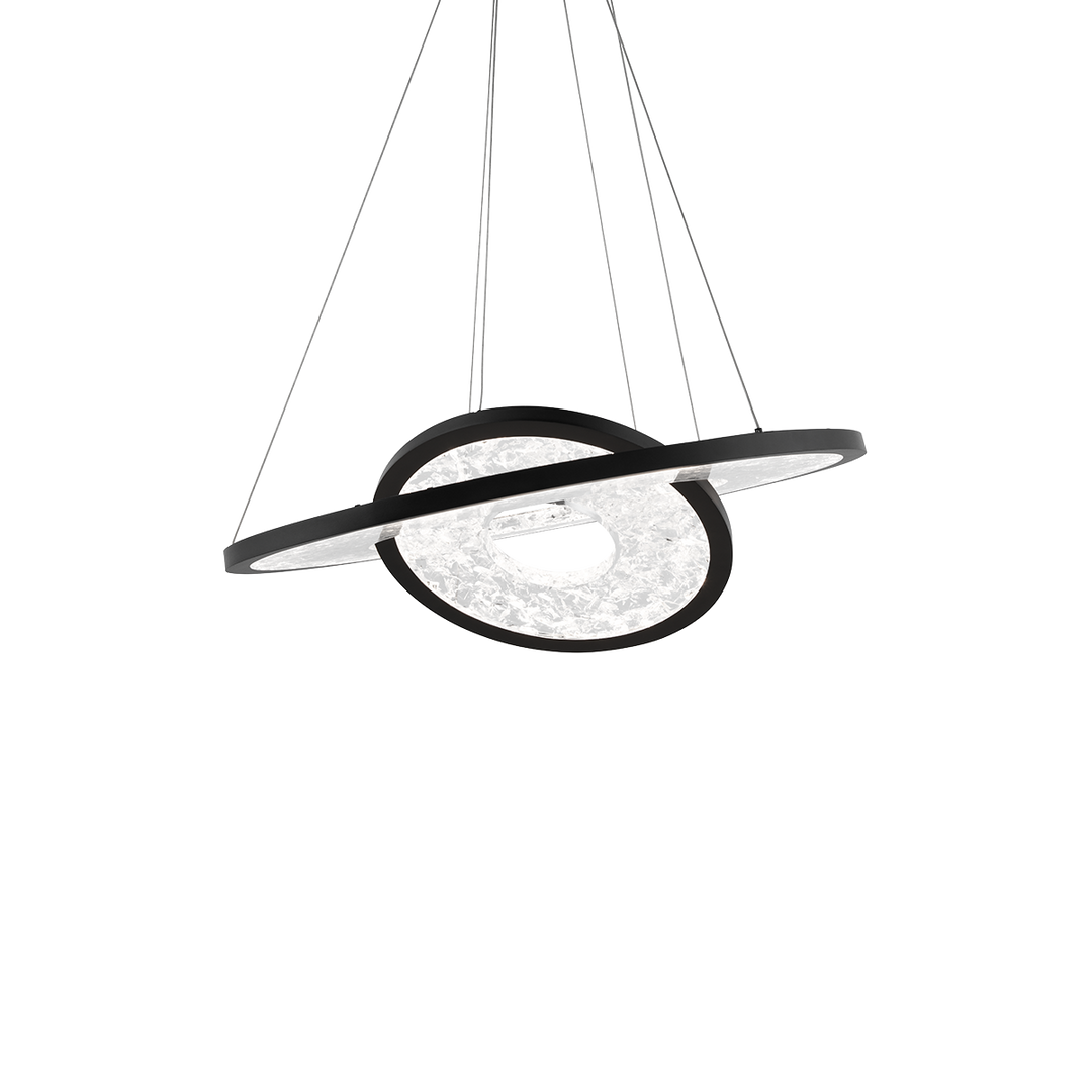 Jupiter Chandelier Ceiling Light LED 27 inch Black