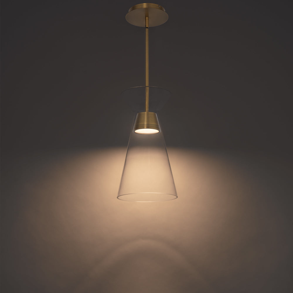 ##Antique Hardware## Chandra LED Mini Pendant
