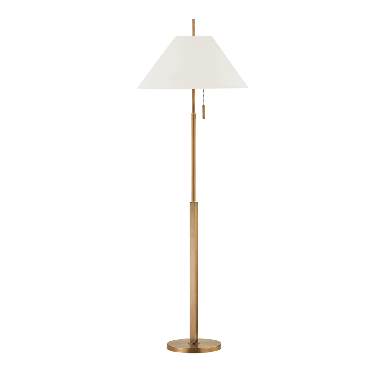 ##Antique Hardware## Clic Floor Lamp