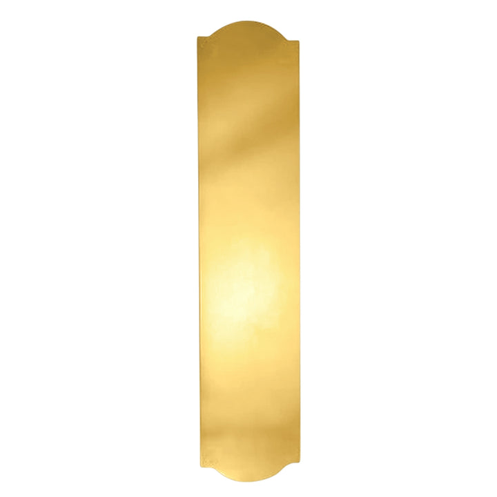 12 Inch Solid Brass Oval Push Plate