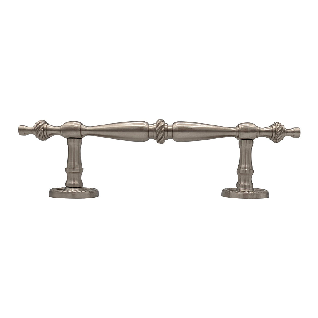 ##Antique Hardware## 9 1/2 Inch Overall (6 Inch C-C) Solid Brass Rope Style Handle (Several Finishes Available)