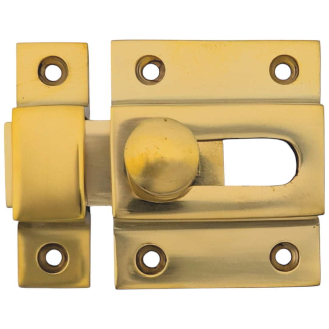 ##Antique Hardware## 2 1/4 Inch Solid Brass Cabinet Latch (Several Finishes Available)