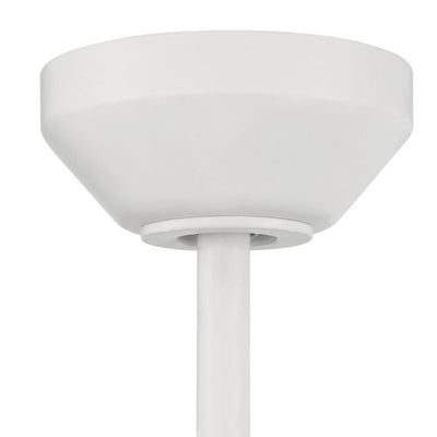 Antique Hardware 52" Provision Indoor/Outdoor (Damp) in Matte White w/ White Blades Ceiling Fan