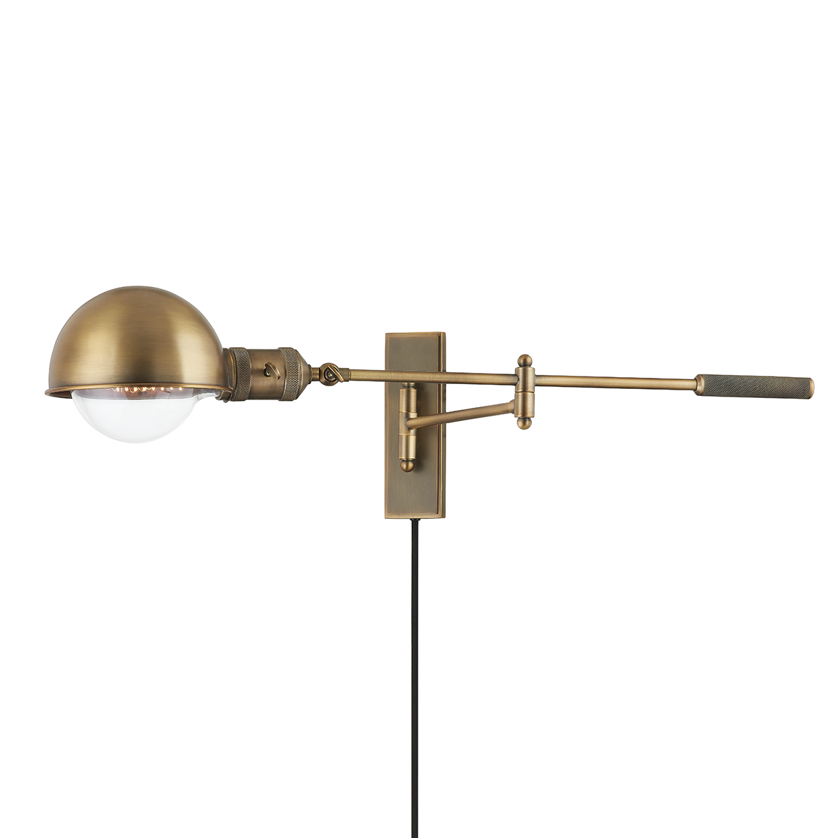 ##Antique Hardware## Cannon Plug-In Sconce