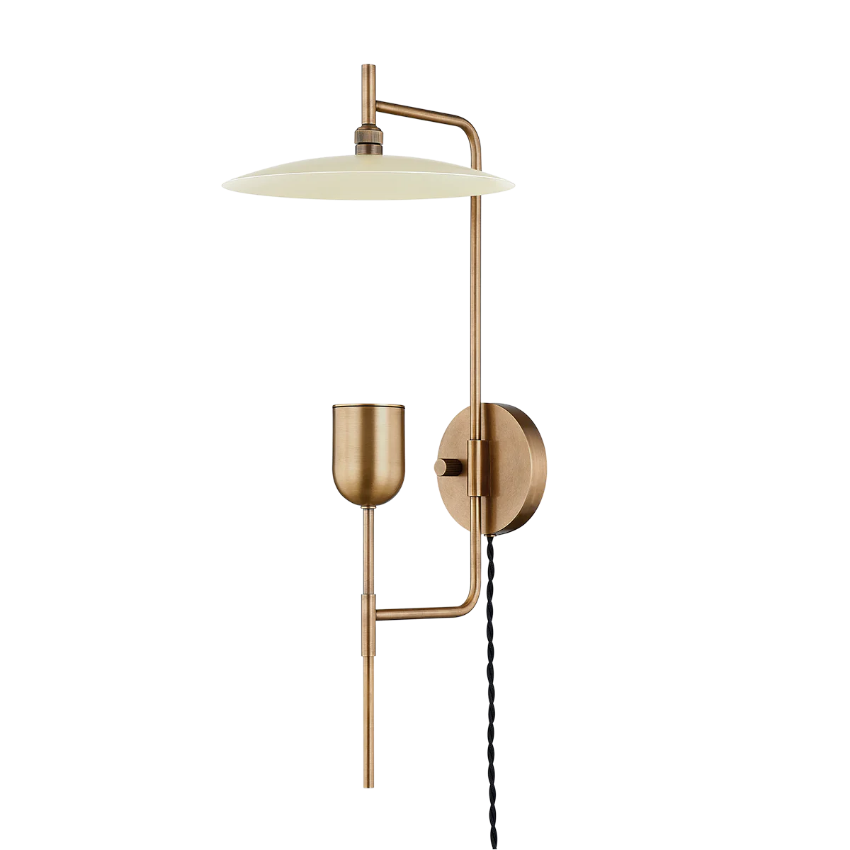 ##Antique Hardware## Manti Plug-In Sconce