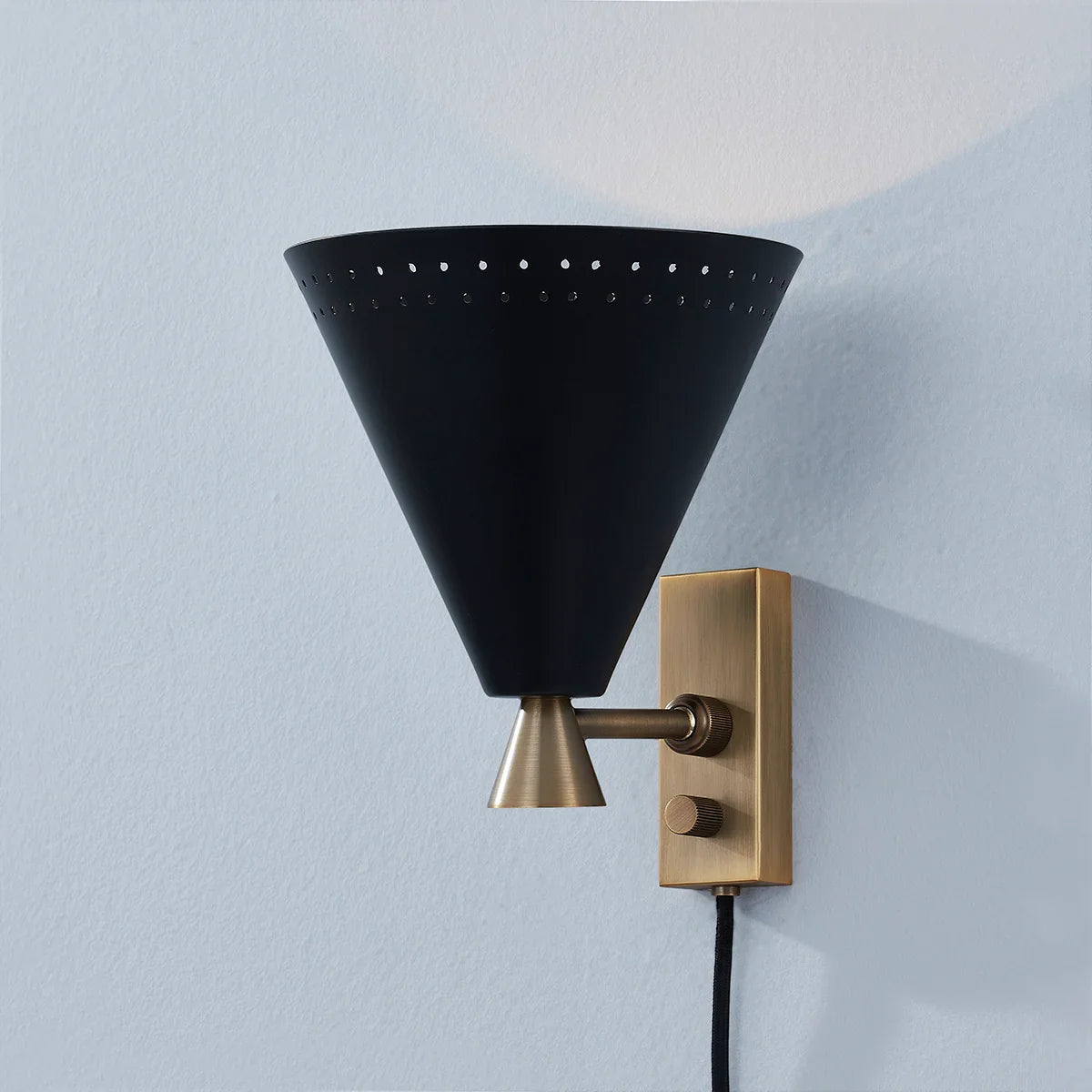 ##Antique Hardware## Marvin Plug-In Sconce