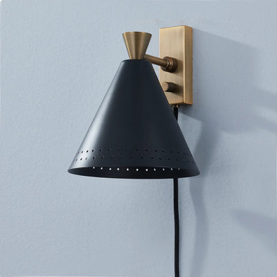 ##Antique Hardware## Marvin Plug-In Sconce