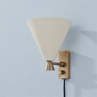 ##Antique Hardware## Marvin Plug-In Sconce