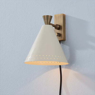 ##Antique Hardware## Marvin Plug-In Sconce