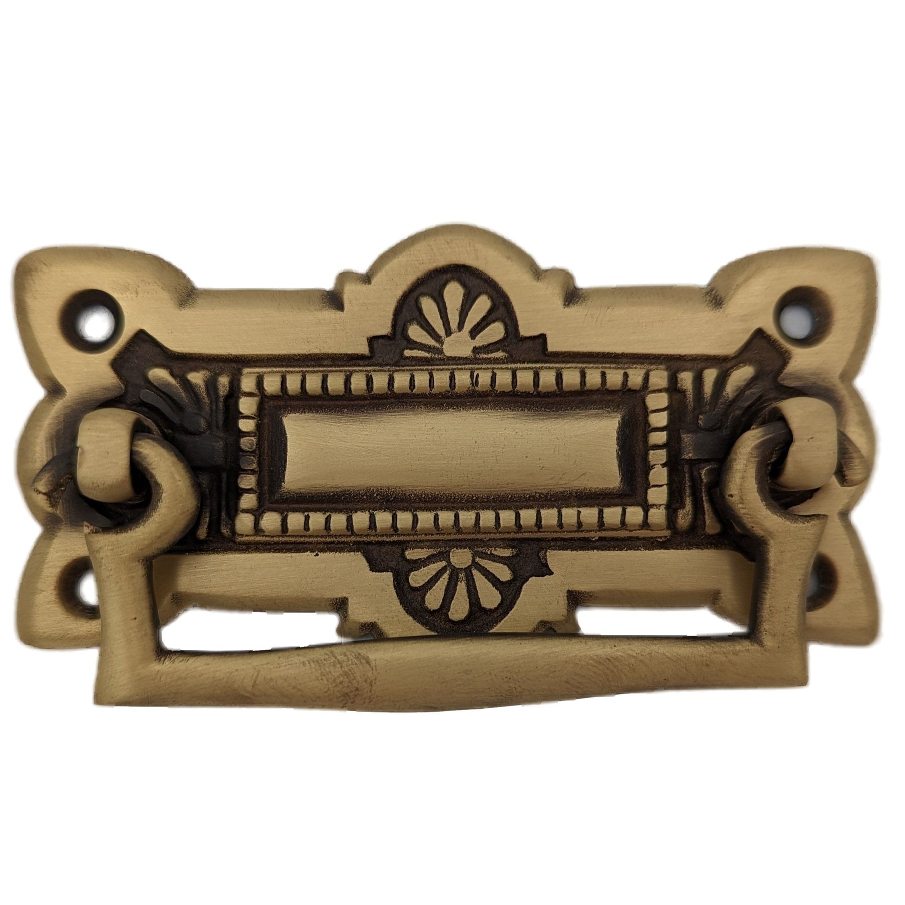 3 3/4 Inch (3 Inch c-c) Art Deco Solid Brass Drawer Pull – Antique ...