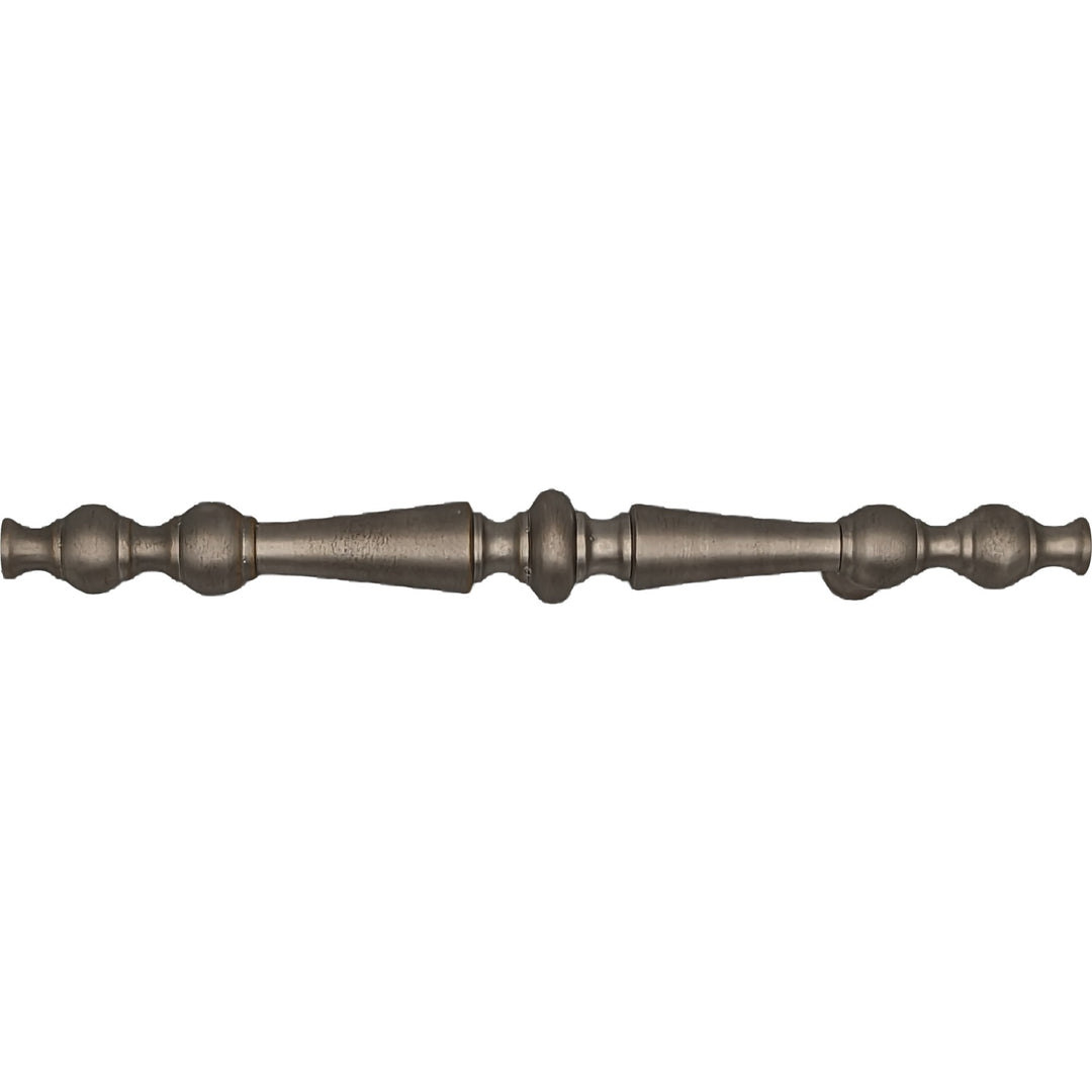 ##Antique Hardware## 6 1/2 Inch Overall (4 Inch c-c) Solid Brass Victorian Pull