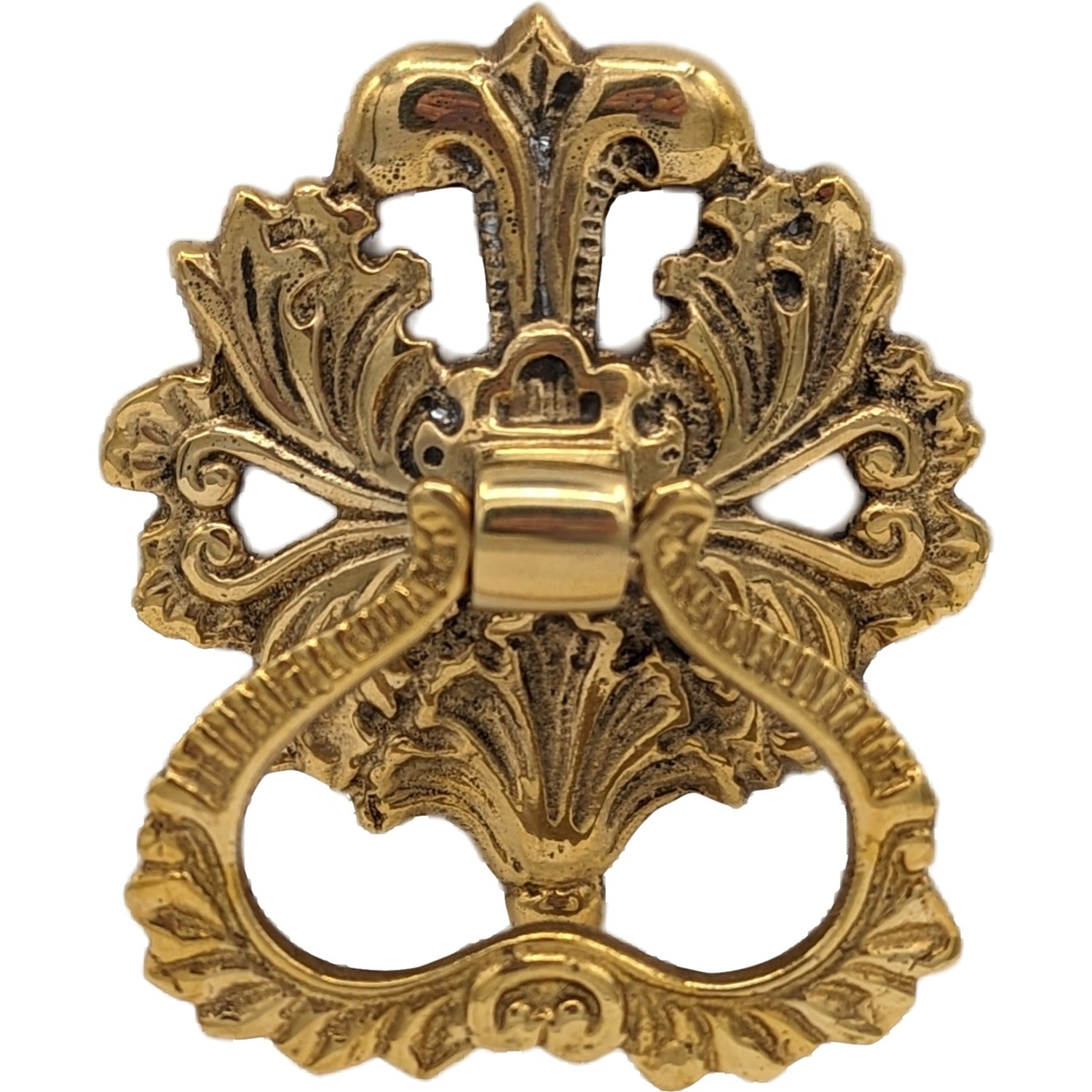 3 Inch Ornate Victorian Leaves Ring Pull – Antique Hardware Supply