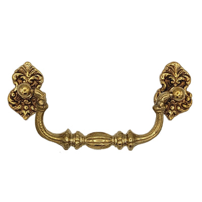 6 Inch Solid Brass Victorian Style Bail Handle