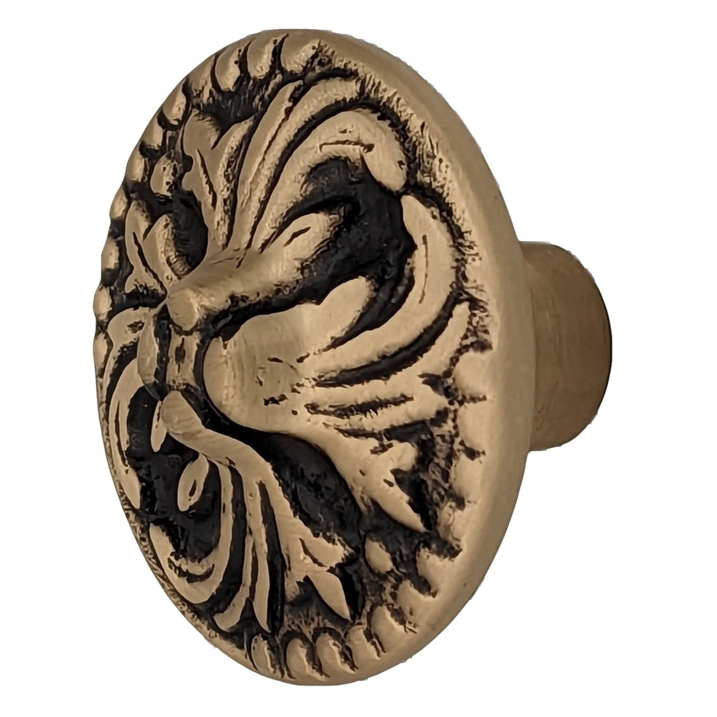 1 7/8 Inch Solid Brass Rococo Victorian Cabinet and Furniture Knob (Several Finishes Available)