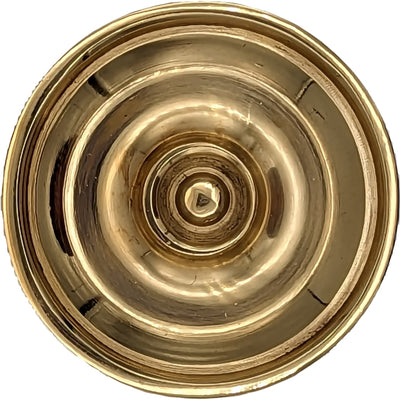 2 5/8 Inch Modern Brass Round Disc Cabinet & Furniture Knob
