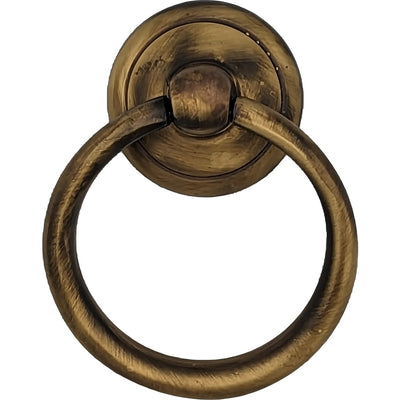 Restorers Classic Antique Brass Ring Pull | Van Dyke's Restorers