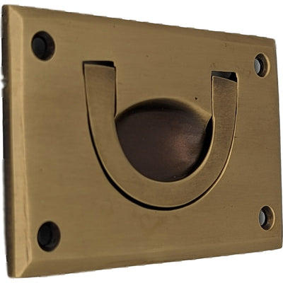 Solid Brass Recessed Drop Pull