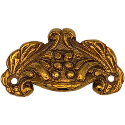 3 Inch Overall (2 3/8 Inch c-c) Solid Brass Cup Pull
