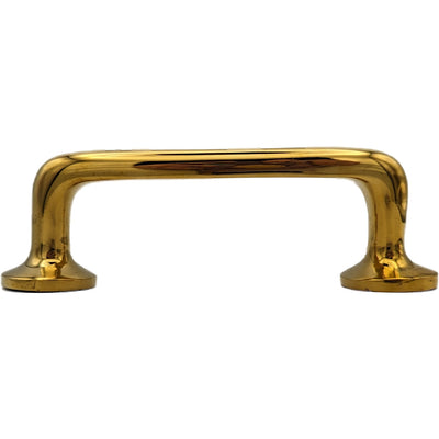 5 Inch (4 Inch c-c) Traditional Solid Brass Cabinet Pull
