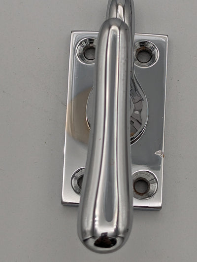 ##Antique Hardware## Open Box Sale Item 2 1/2 Inch Cabinet Latch with Handle (Polished Chrome Finish)