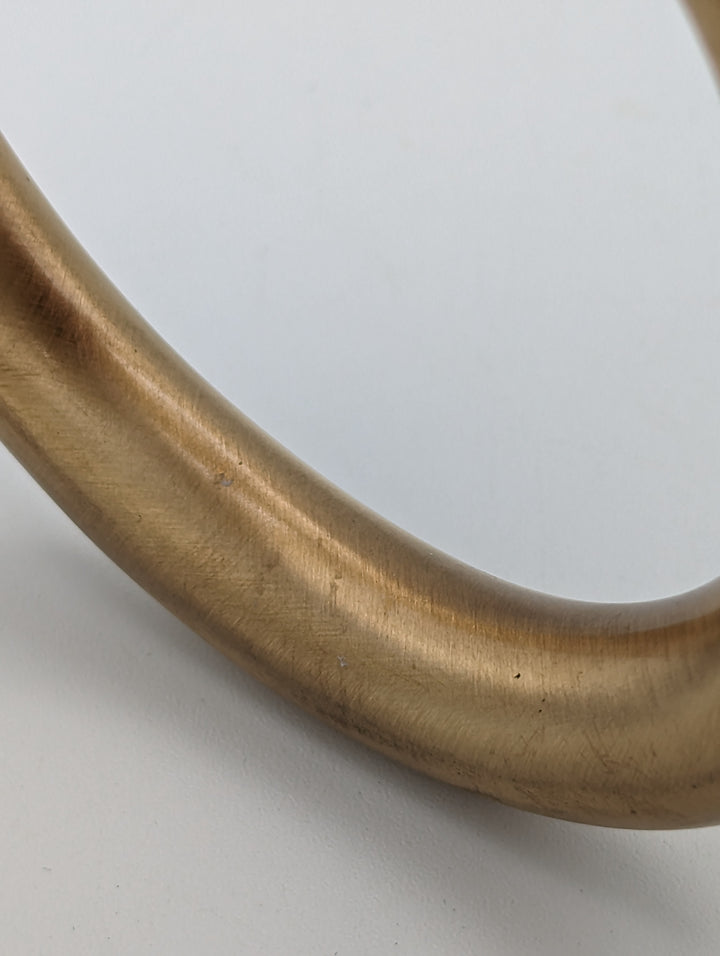 ##Antique Hardware## Open Box Sale Item 5 1/2 Inch Solid Brass Traditional Ring Door Knocker (Antique Brass Finish)