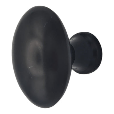 Large Traditional Solid Brass Egg Cabinet & Furniture Knob Oil Rubbed Bronze