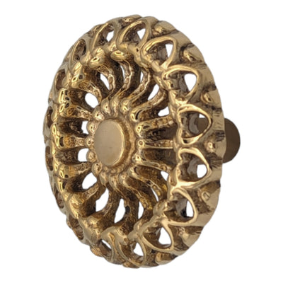 1 1/2 Inch Reticulated Cabinet Knob (Several Finishes Available)