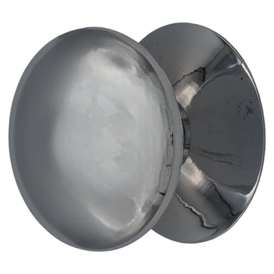 1 1/3 Inch Round Cabinet Knob with Backplate (Several Finishes Available)