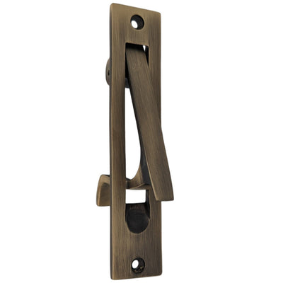 ##Antique Hardware## Open Box Sale Item Plain Edge Pull (Antique Brass Finish)