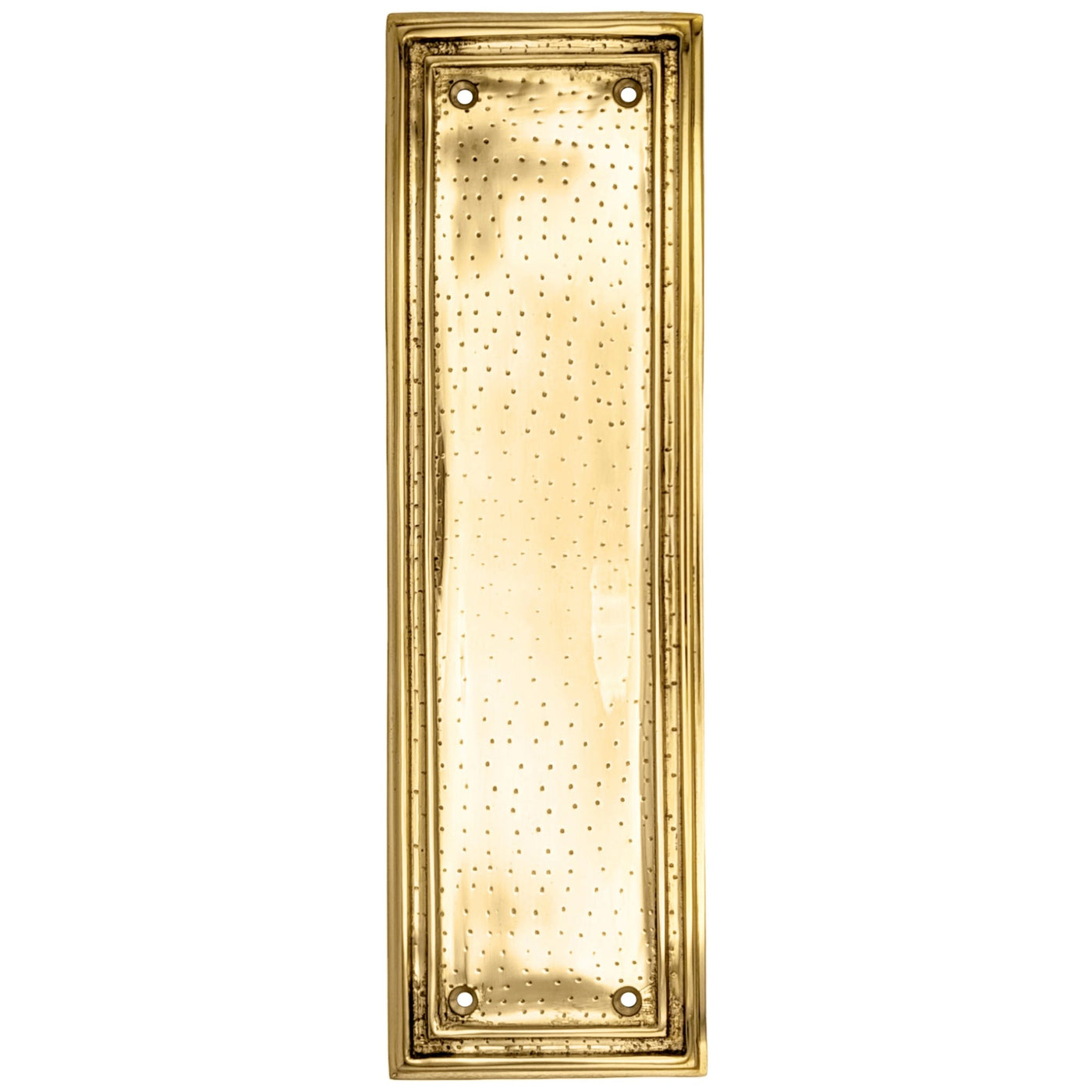 10 inch Solid Brass Classic Style Push Plate (Several Finishes Available)