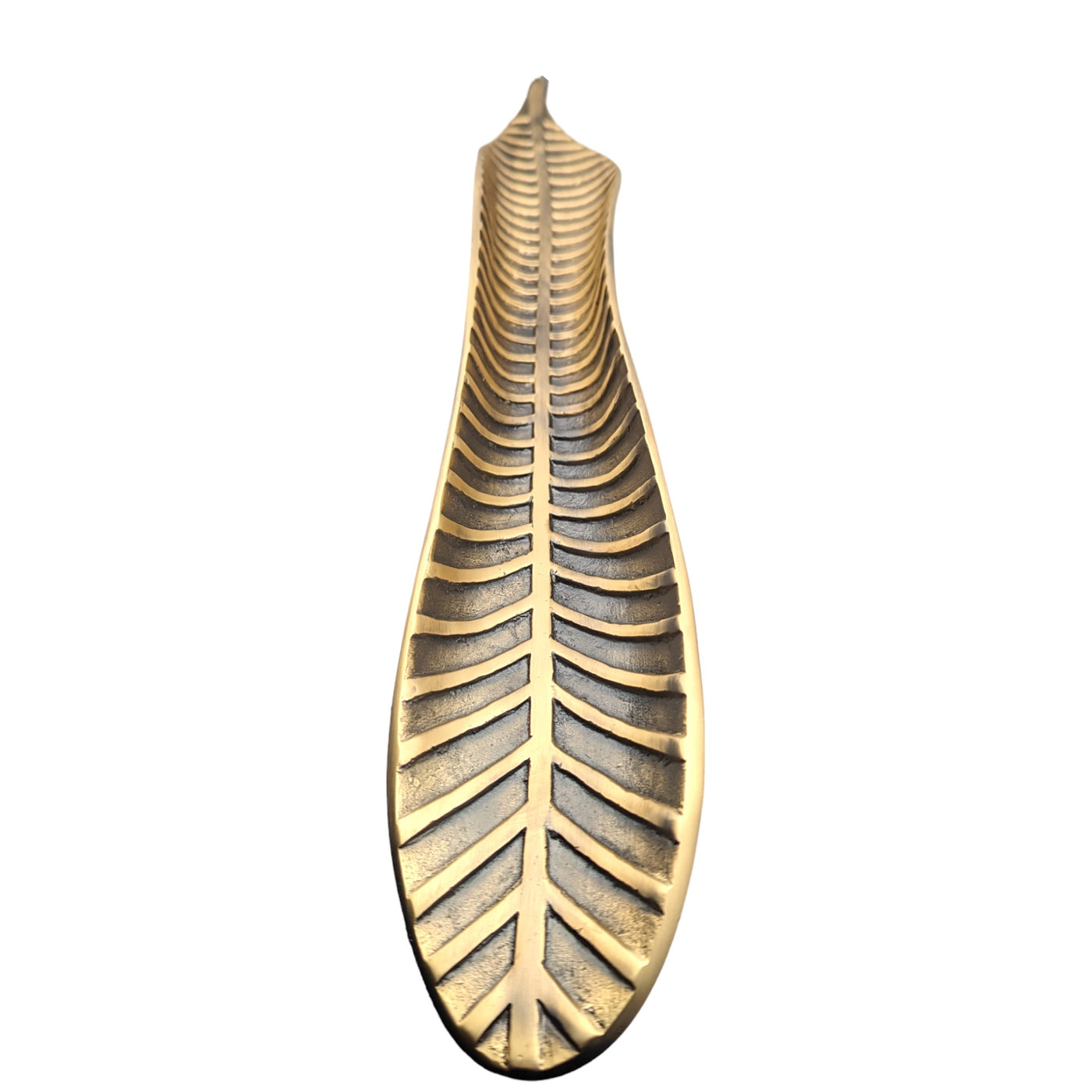 24 1/2 inch (12 inch c-c) Artistic Frond Oversize Pull (Several Finishes Available)