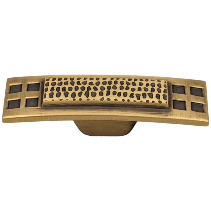 Antique Hardware 2 1/2 Inch Solid Brass Elongated Craftsman Cabinet Knob (Several Finishes Available) 