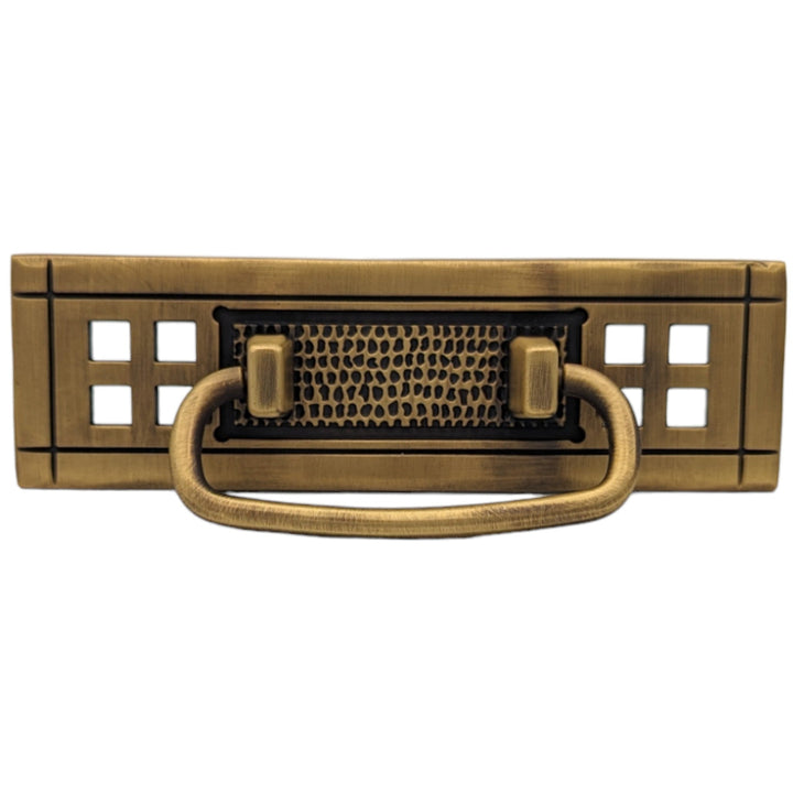 Antique Hardware 5 Inch Overall (4 1/4 c-c) Solid Brass Craftsman Bail Pull (Several FInishes Available) 