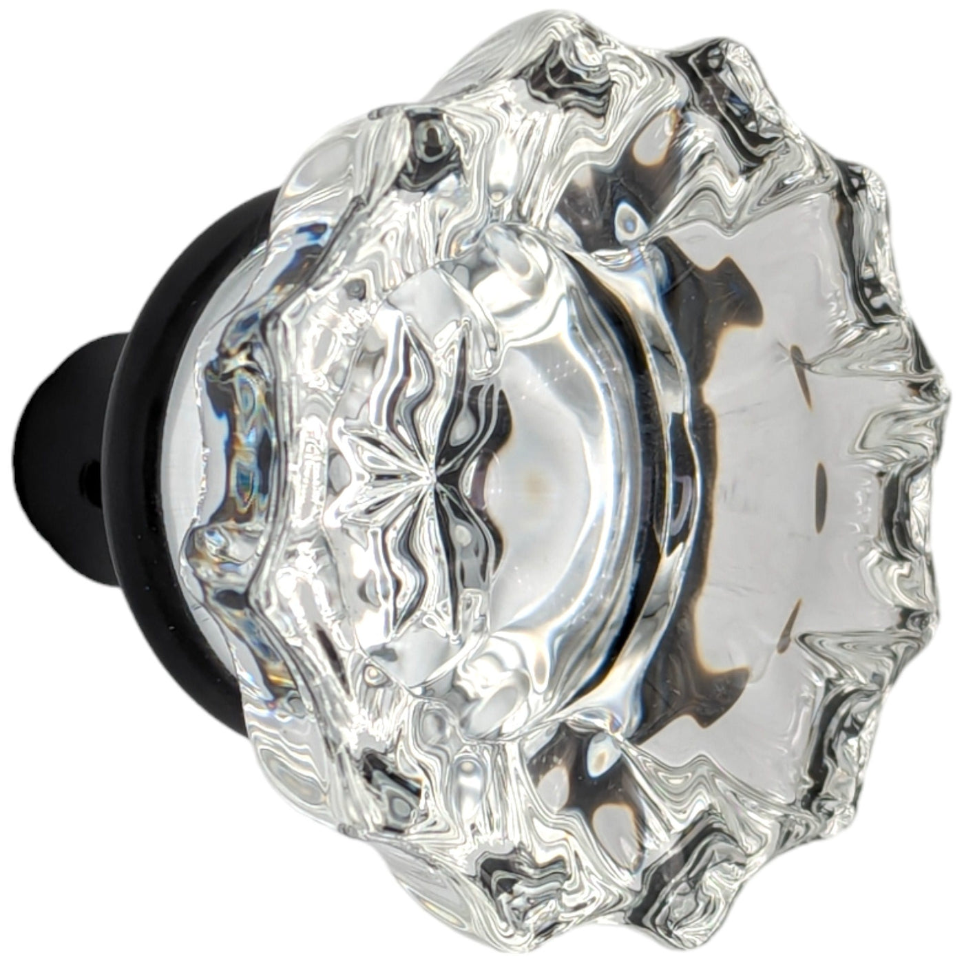 ##Antique Hardware## Fluted Crystal Spare Knob Set (Several Finishes Available)