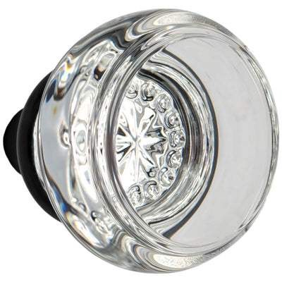 Round Crystal Spare Door Knob Set (Several Finishes Available)