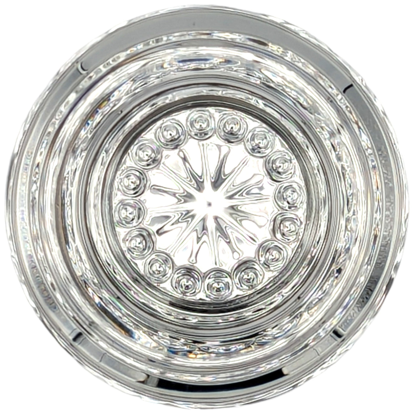 Round Crystal Spare Door Knob Set (Several Finishes Available)