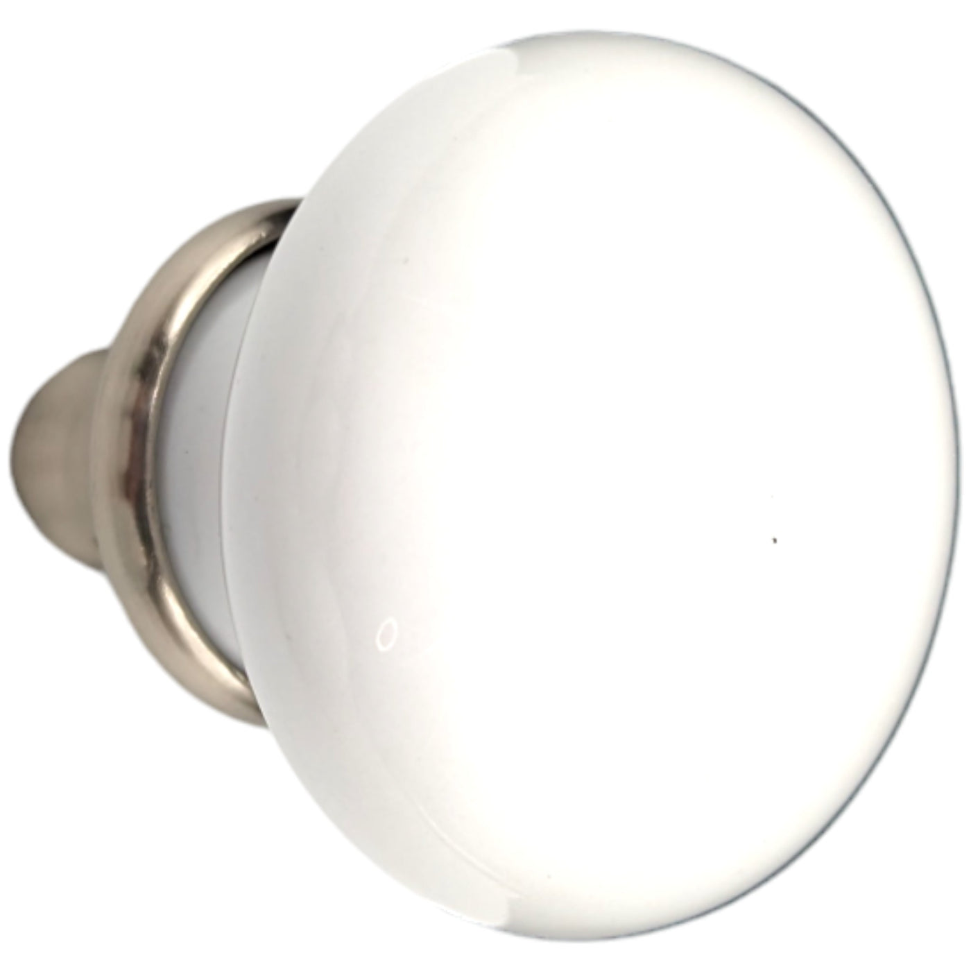 White Porcelain Spare Door Knob Set (Several Finishes Available)