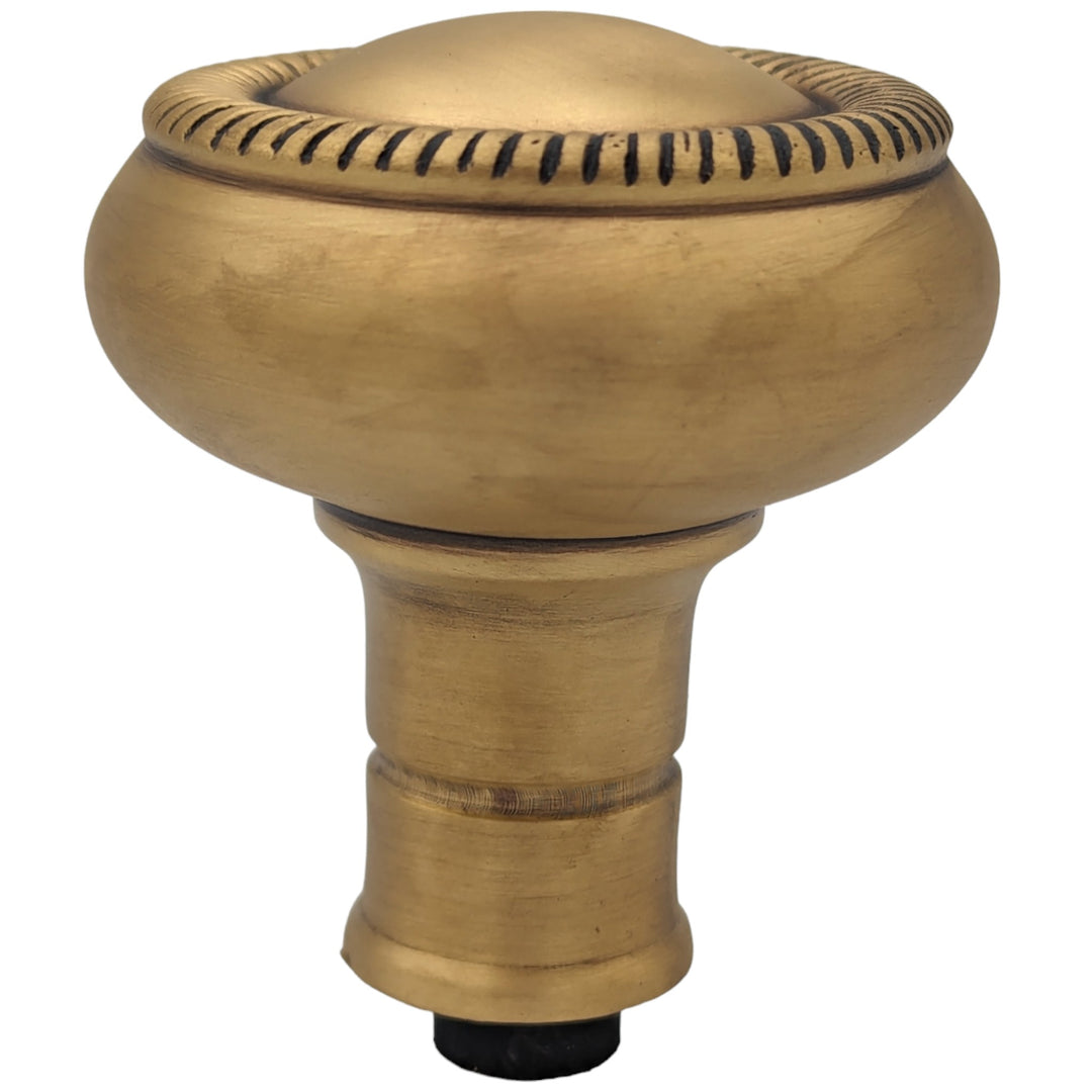 Antique Hardware Georgian Roped Solid Brass Spare Door Knob Set (Several Finishes Available) SPARE DOORKNOBS
