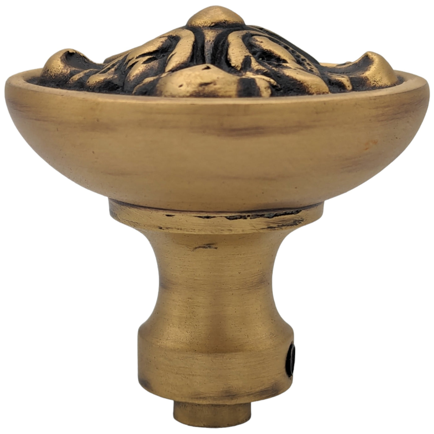 Romanesque Solid Brass Spare Door Knob Set (Several Finishes Available)