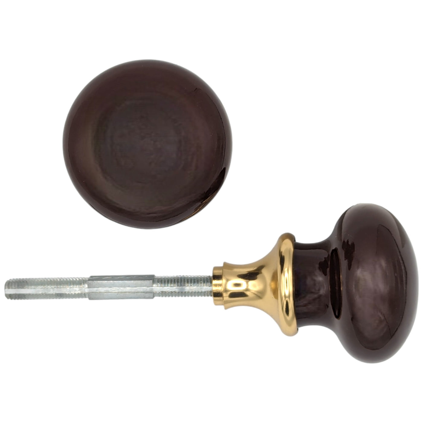 Brown Porcelain Spare Knob Set (Several Finishes Available)