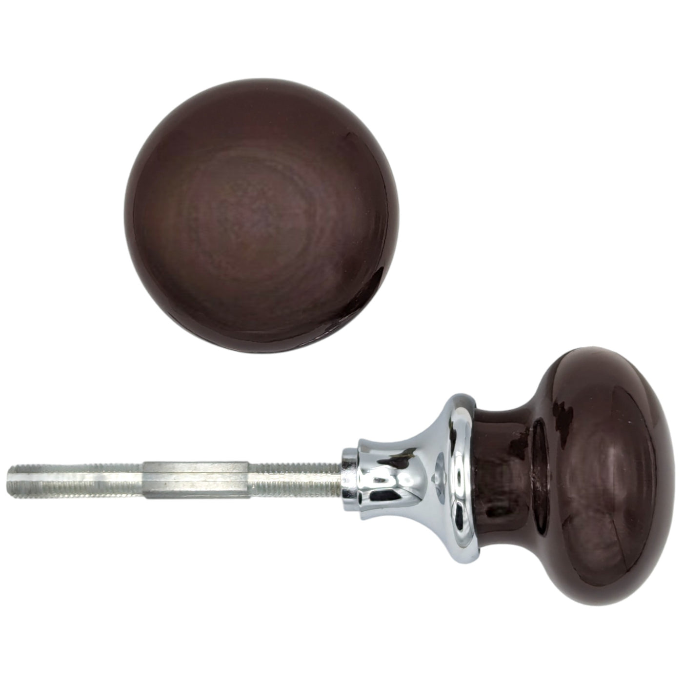 Brown Porcelain Spare Knob Set (Several Finishes Available)