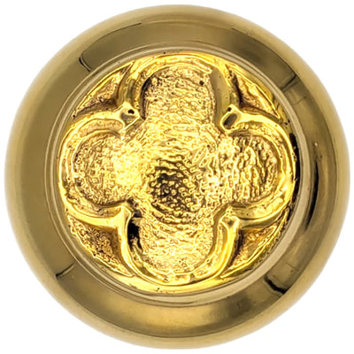 L'Enfant Small Backplate Door Set with Clover Door Knobs (Several Finishes Available)