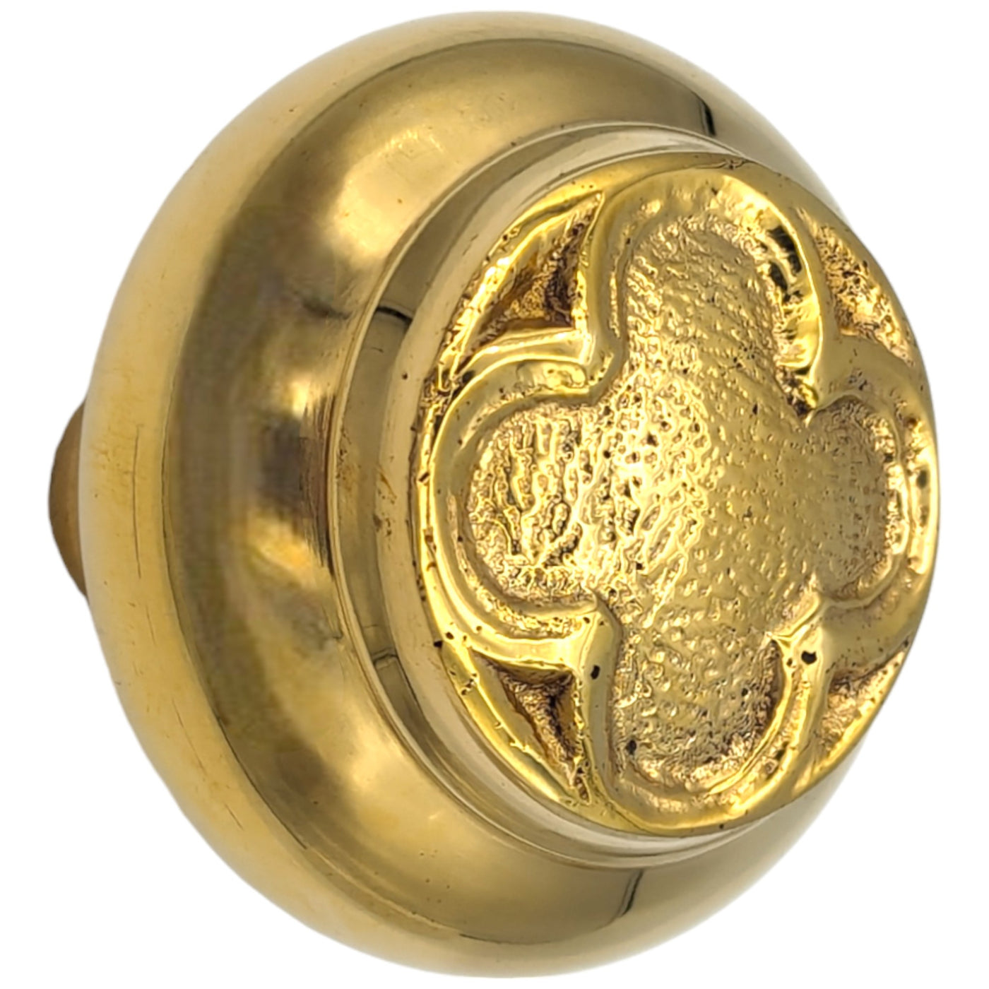 ##Antique Hardware## Clover Solid Brass Spare Door Knob Set (Several Finishes Available)