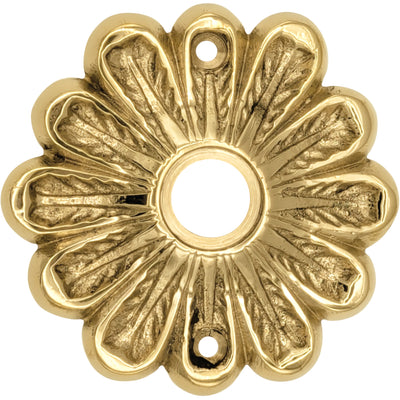 ##Antique Hardware## Maltesia Flower Style Solid Brass Rosette (Several Finishes Available)