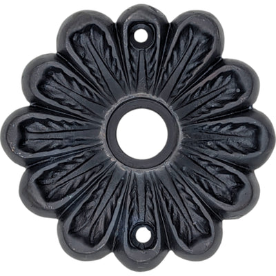 Flower Style Solid Brass Rosette (Several Finishes Available)
