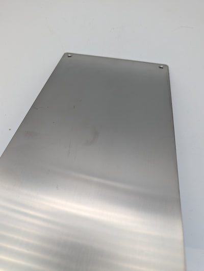 ##Antique Hardware## Open Box Sale Item 6 Inch x 34 Inch Stainless Steel Kick Plate (Brushed Nickel Finish)