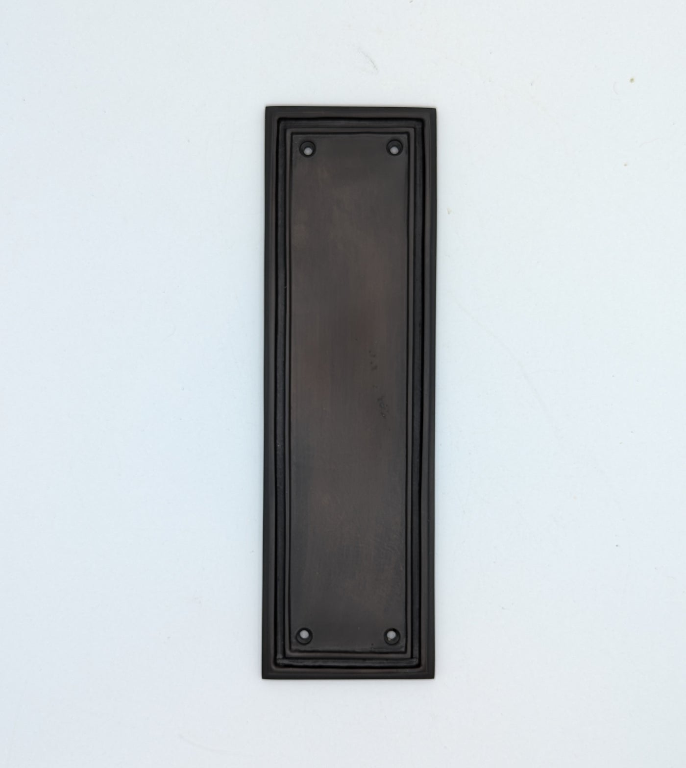 ##Antique Hardware## Open Box Sale Item 10 Inch Solid Brass Classic Style Push Plate (Oil Rubbed Bronze Finish)