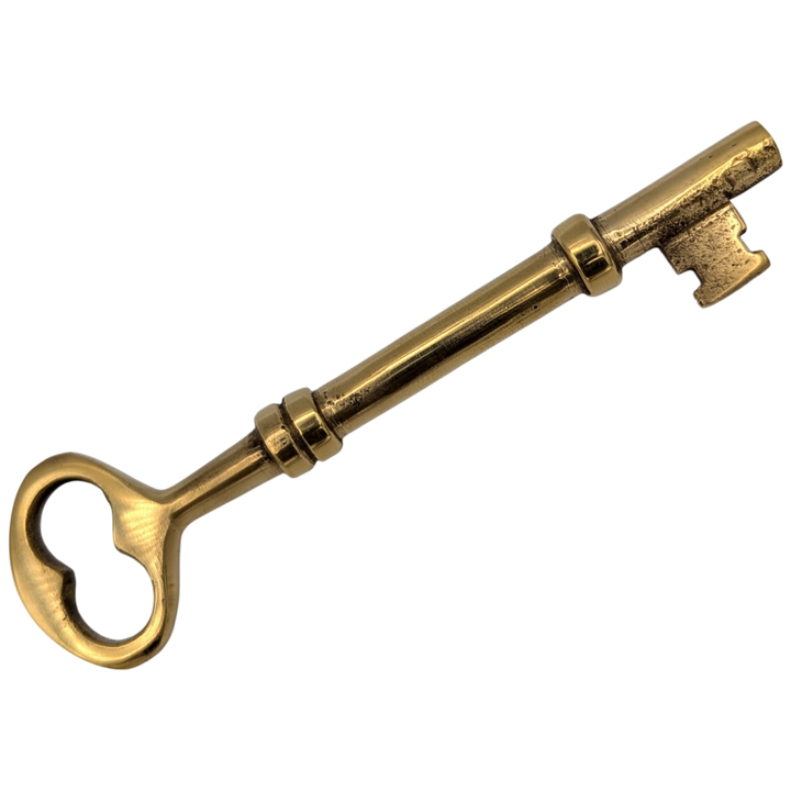 3 3/4 Inch Brass Skeleton Blank Key