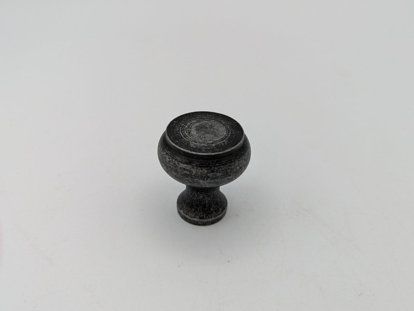 ##Antique Hardware## Open Box Sale Item 1 1/4 Inch Wrought Iron Knob (Black Iron)