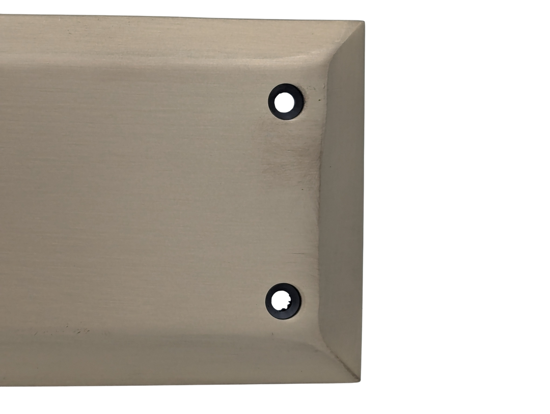 10 Inch Quaker Style Push Plate (Antique Brass Finish)